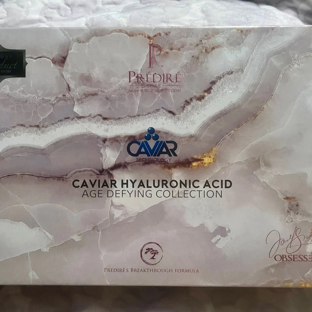 Prédiré Caviar Hyaluronic Face Set – Peach & Gold Moisturizer